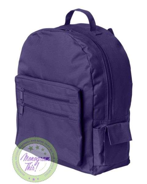 Personalized Canvas Monogrammed Backpack - Image 2