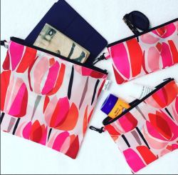 Pansies Pouches 3 Piece Set for Whatever! - Image 2