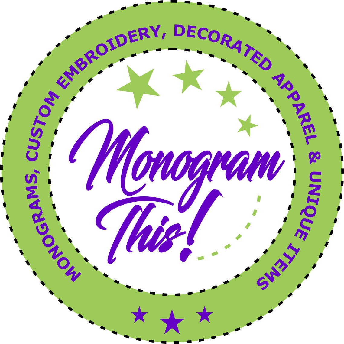 monogram this and more round logo