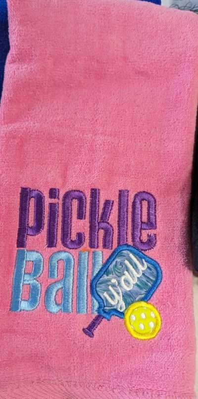 Pickleball Y'all Towel
